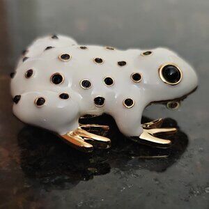 Vintage Frog Brooch Jewelry